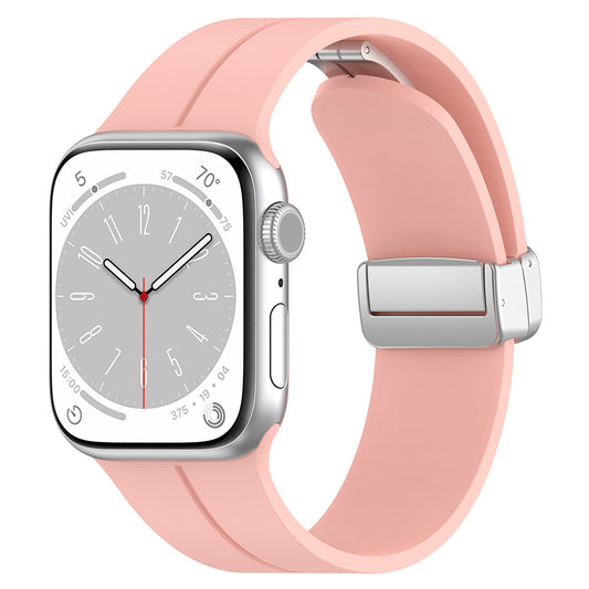 Techsuit W011 rem för Apple Watch 49mm / 46mm / 45mm / 44mm / 42mm serien, Rosa
