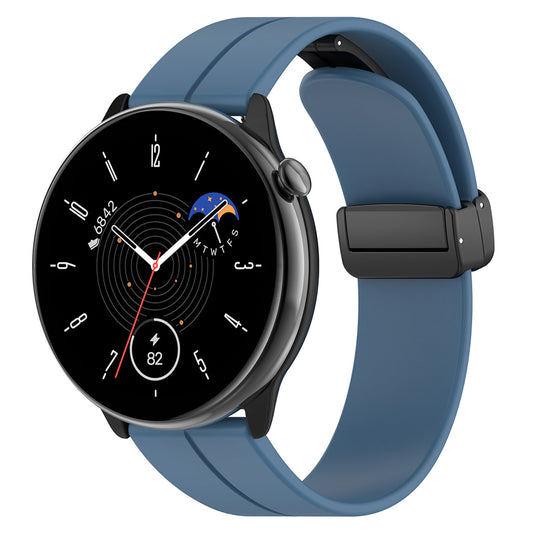 Techsuit W011 rem för Huawei Watch / Garmin Watch Series, 18mm, Blå