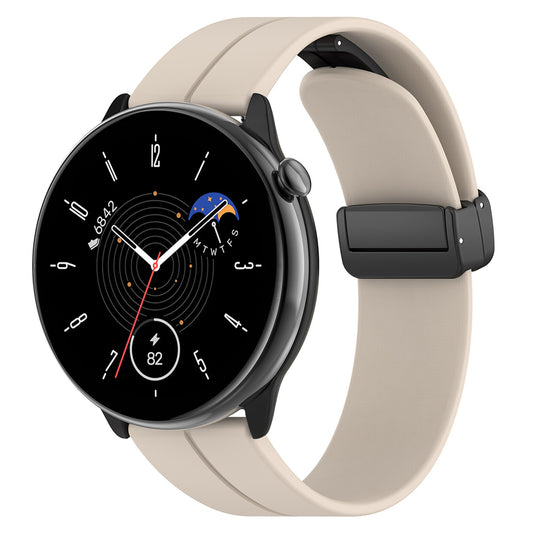 Techsuit W011 rem för Huawei Watch / Garmin Watch Series, 18mm, Beige