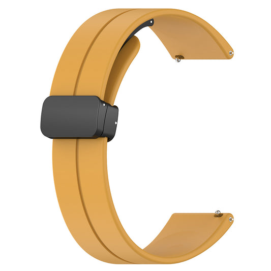 Techsuit W011 rem för Huawei Watch / Garmin Watch Series, 18mm, Gul