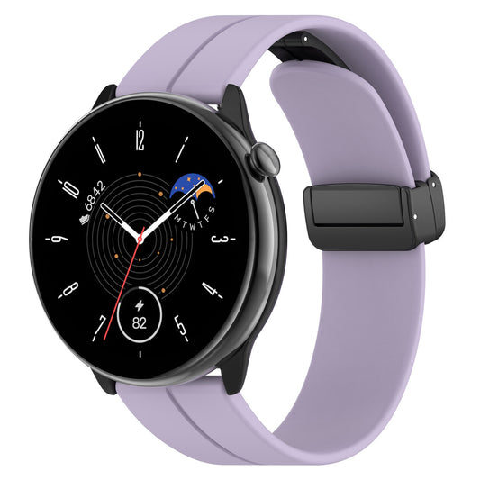 Techsuit W011 rem för Huawei Watch / Garmin Watch Series, 18mm, Lila