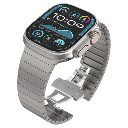 Techsuit W012 rem för Apple Watch 42mm / 41mm / 40mm / 38mm Series, Silver