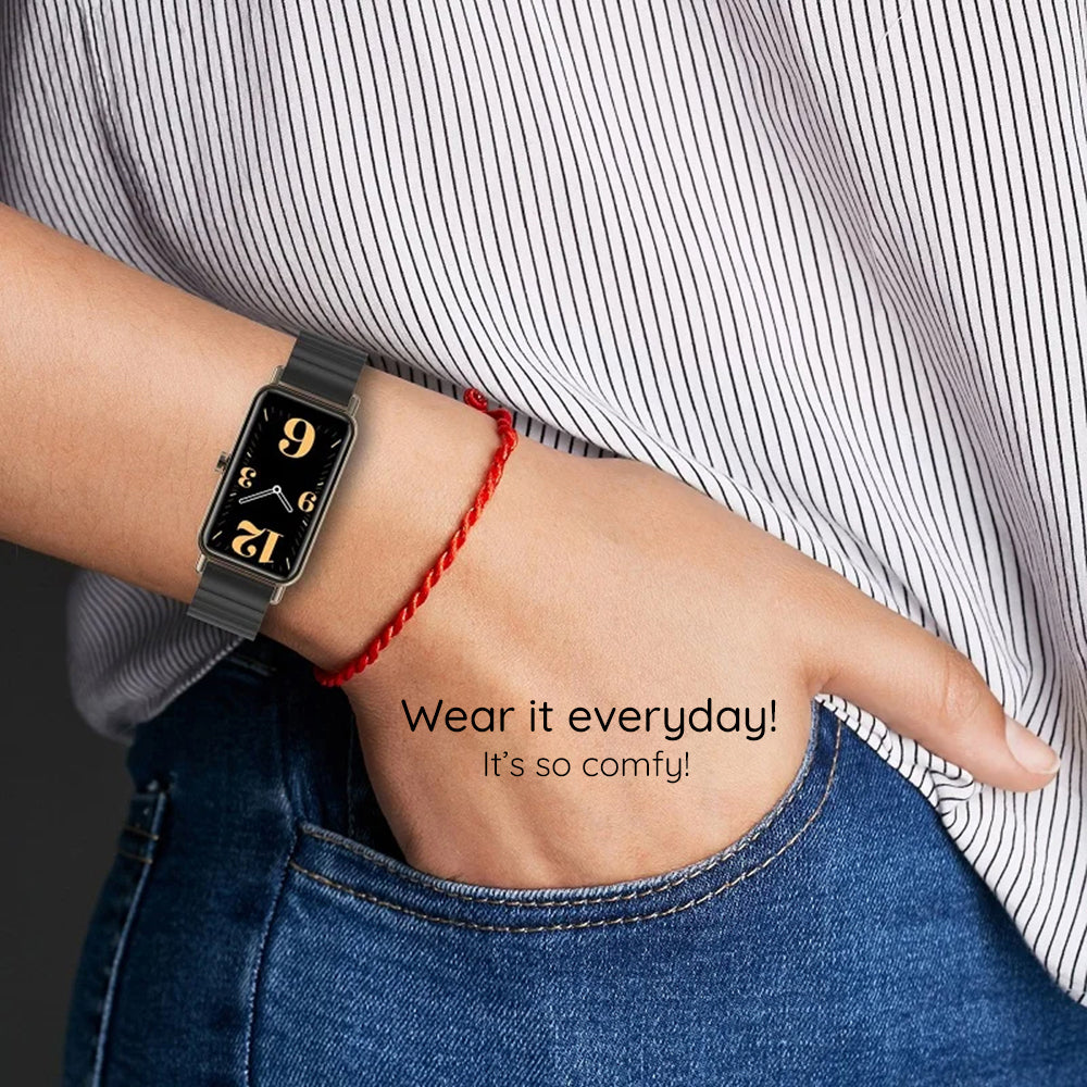 Techsuit W012 rem för Apple Watch 42mm / 41mm / 40mm / 38mm Series, Svart