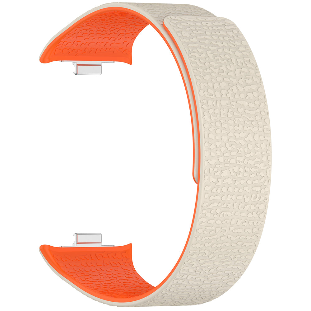 Techsuit W016 rem för Xiaomi Smart Band / Watch Series, Beige Orange