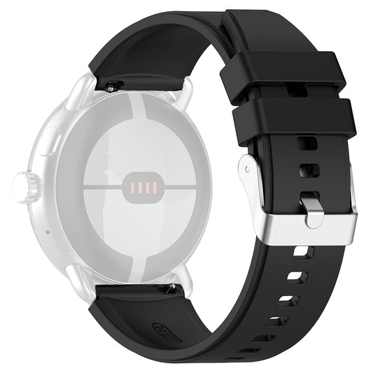 Techsuit W026 rem för Samsung Galaxy Watch / Huawei Watch Series, 20mm, Svart