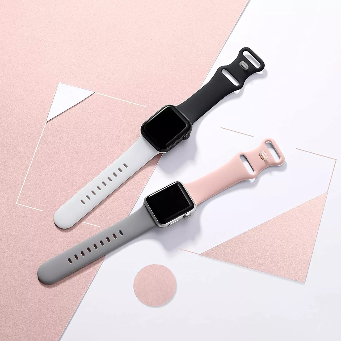 Techsuit W031 rem för Apple Watch 42mm / 41mm / 40mm / 38mm Series, Grå
