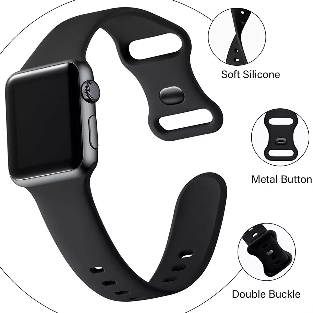 Techsuit W031 rem för Apple Watch 42mm / 41mm / 40mm / 38mm Series, Grå