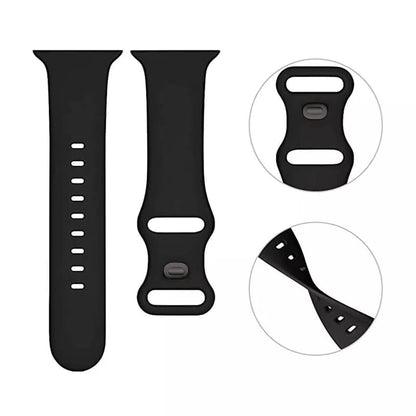 Techsuit W031 rem för Apple Watch 49mm / 46mm / 45mm / 44mm / 42mm serien, Svart