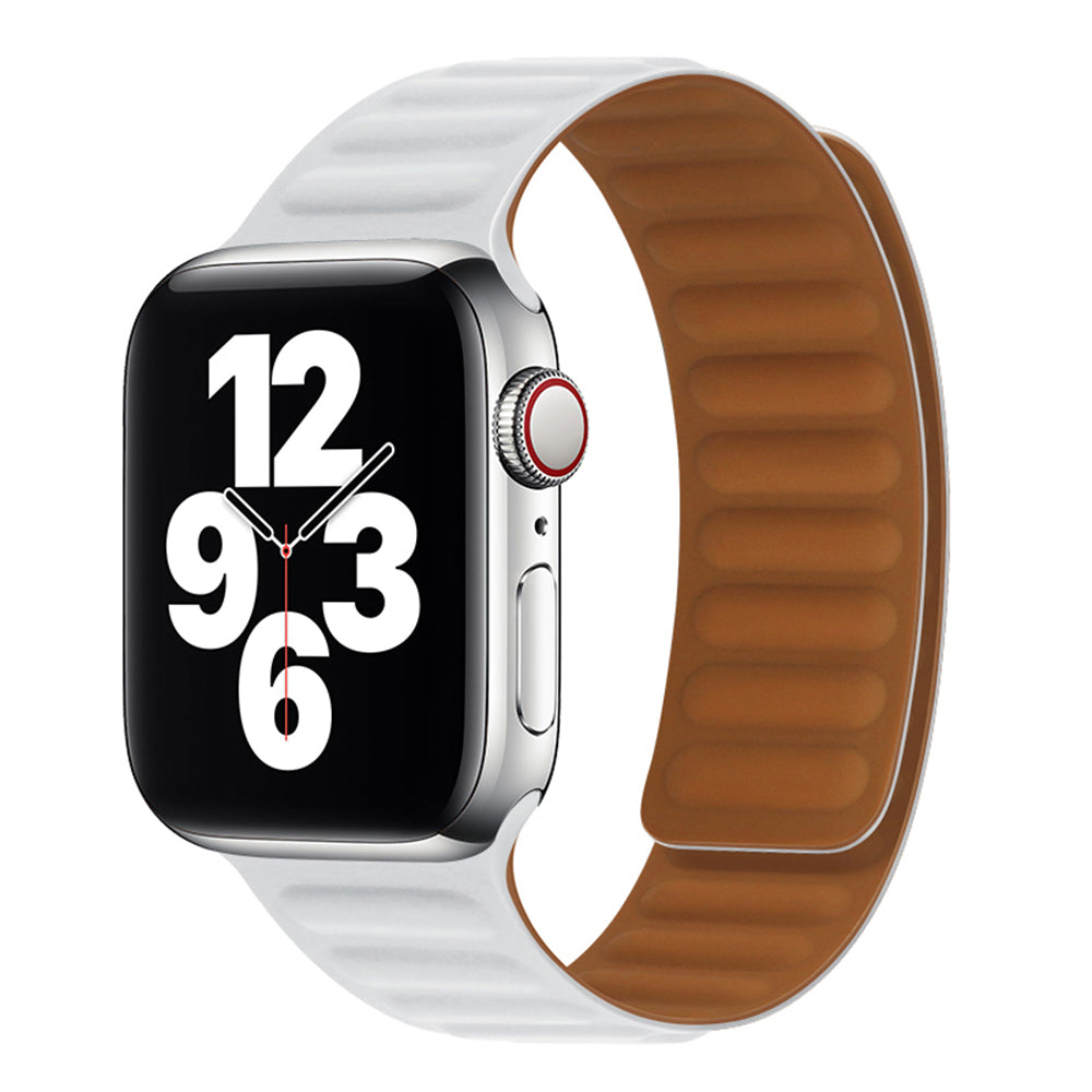 Techsuit W035 rem för Apple Watch 42mm / 41mm / 40mm / 38mm Series, Vit