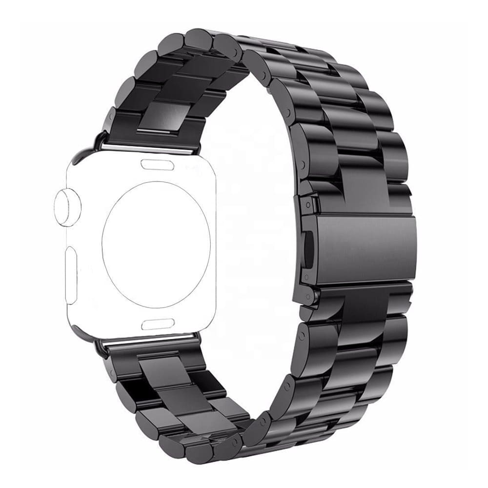 Techsuit W036 rem för Apple Watch 42mm / 41mm / 40mm / 38mm Series, Svart