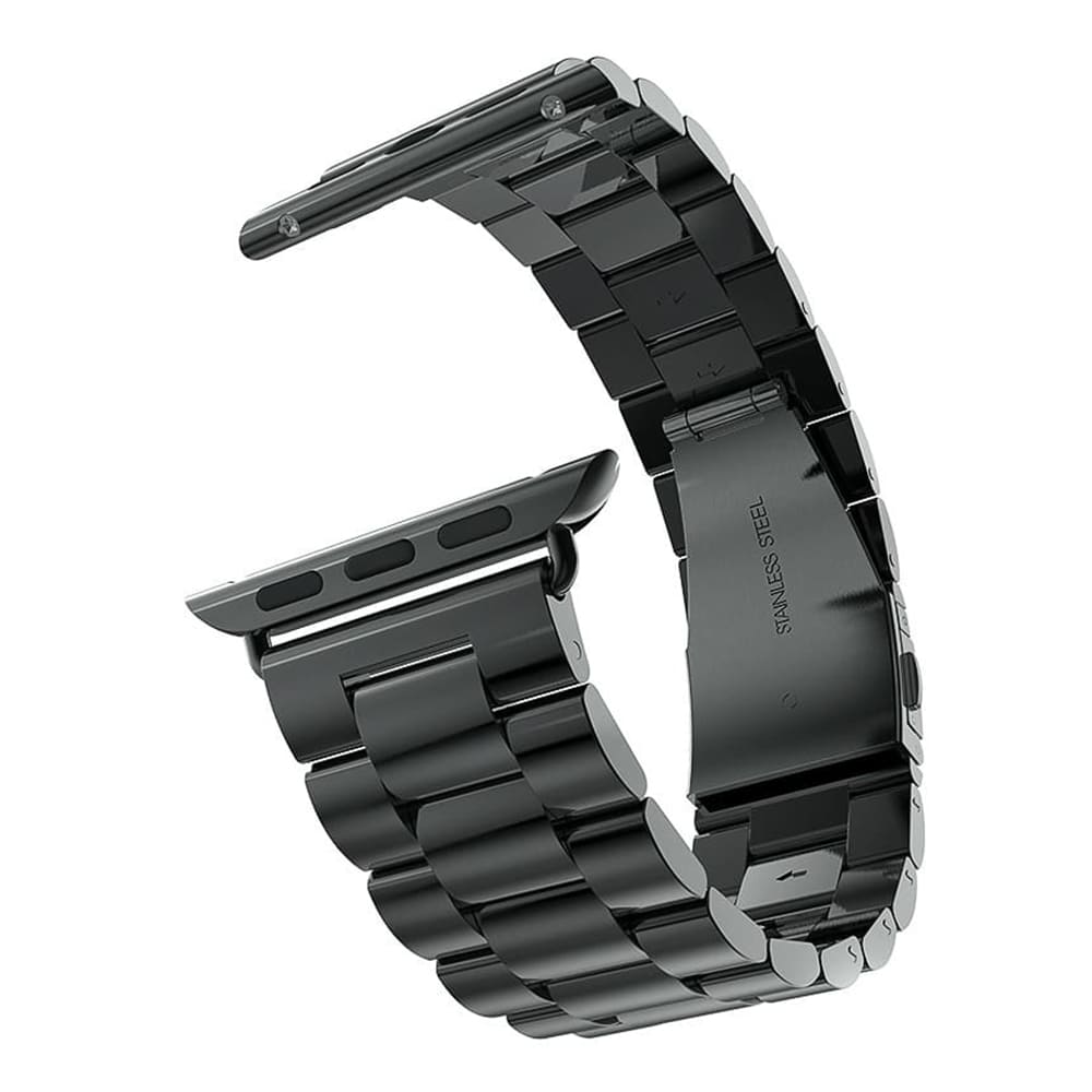 Techsuit W036 rem för Apple Watch 49mm / 46mm / 45mm / 44mm / 42mm serien, Svart
