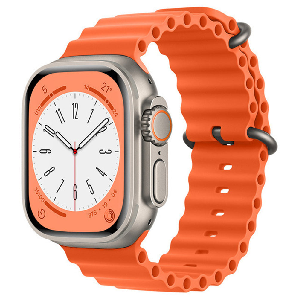 Techsuit W038-band för Apple Watch 49mm / 46mm / 45mm / 44mm / 42mm-serien, orange