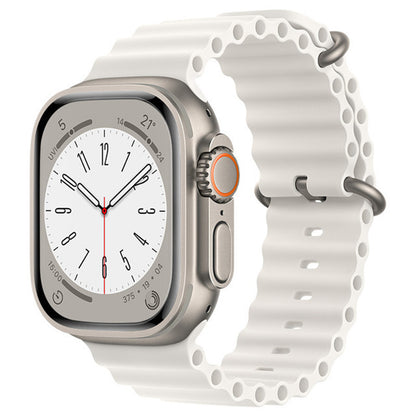 Techsuit W038 rem för Apple Watch 42mm / 41mm / 40mm / 38mm Series, Vit
