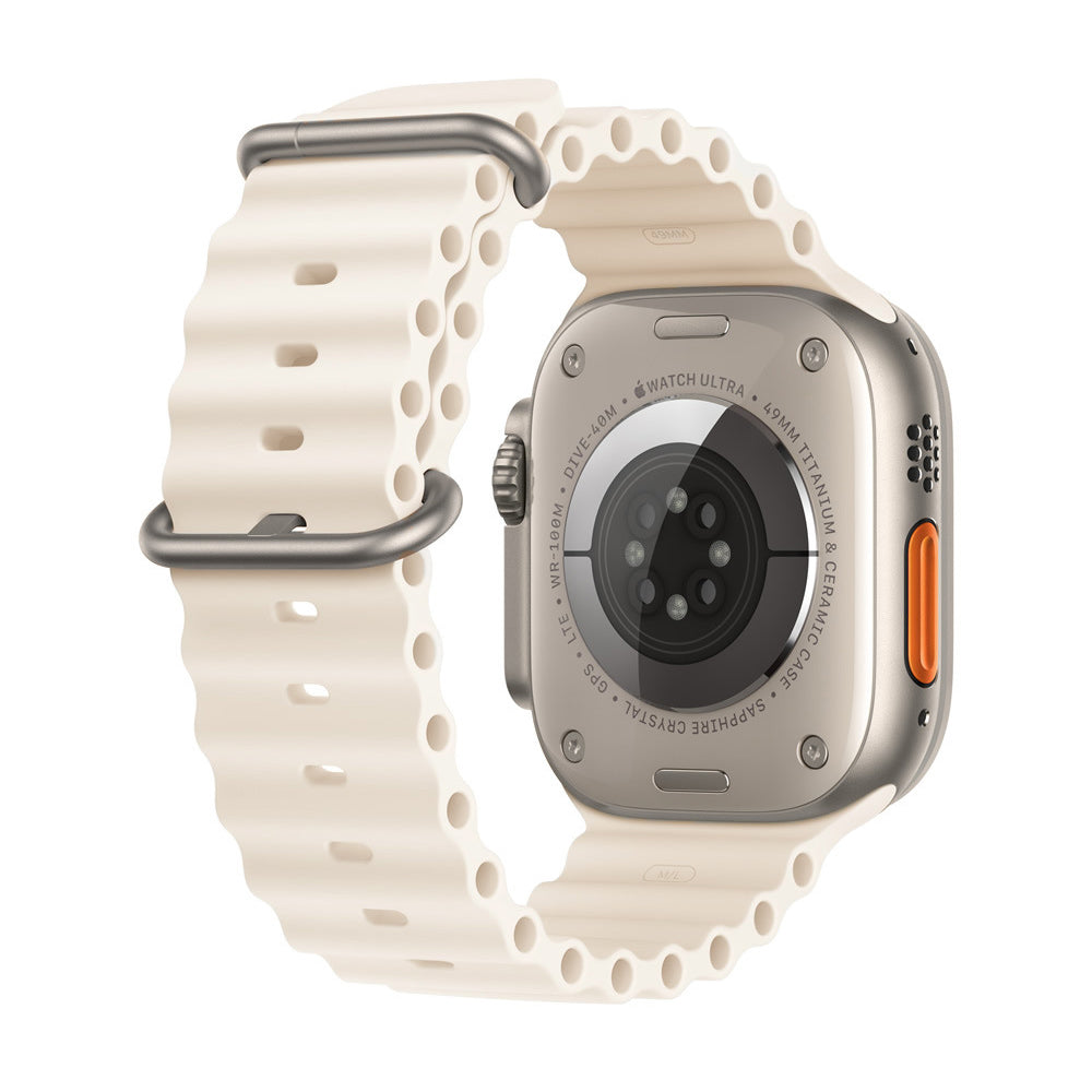 Techsuit W038 rem för Apple Watch 42mm / 41mm / 40mm / 38mm Series, Vit