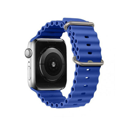 Techsuit W038 klockarmband för Apple Watch 42mm / 41mm / 40mm / 38mm Series, Blå