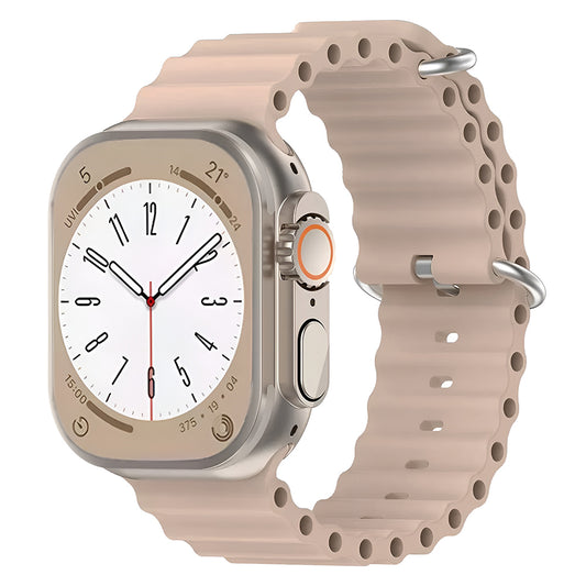 Techsuit W038-armband för Apple Watch 49mm / 46mm / 45mm / 44mm / 42mm-serien, Brun