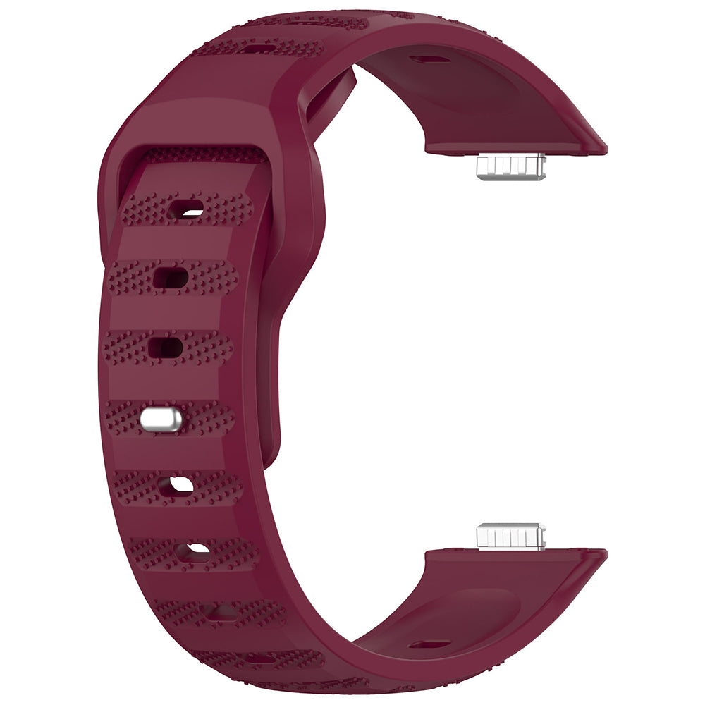 Techsuit W050-band för Huawei Watch Fit 5 Pro / Fit 5 / Fit 4 Pro / Fit 4 / Fit 3, Vinröd