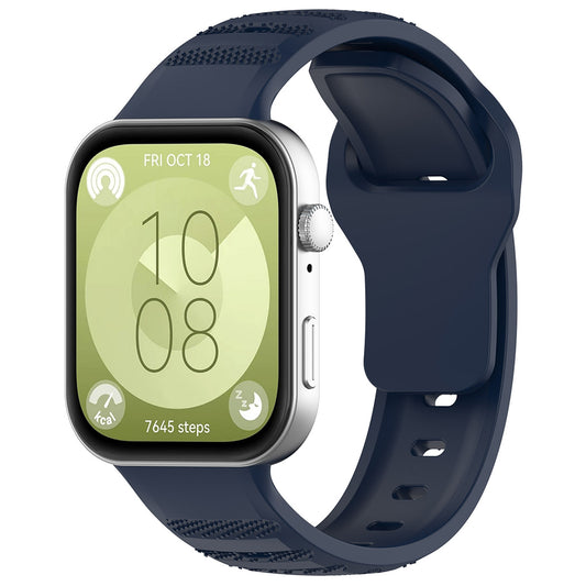 Techsuit W050 rem för Huawei Watch Fit 4 Pro / Watch Fit 4 / Watch Fit 3, Blå