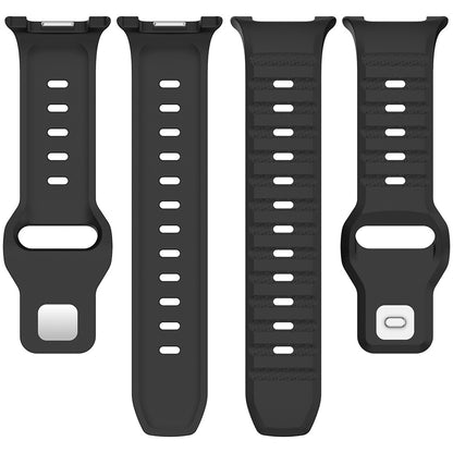 Techsuit W050 rem för Samsung Galaxy Watch 8 Classic / Watch8 44mm / Watch 8 40mm, Körsbärsröd
