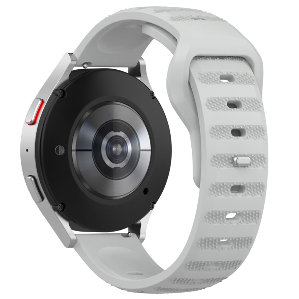 Techsuit W050 rem för Samsung Galaxy Watch / Huawei Watch Series, 20mm, Grå