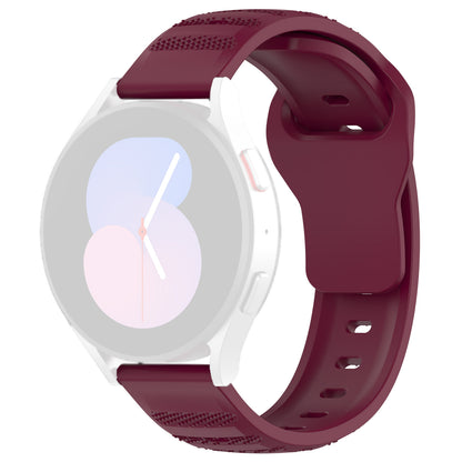 Techsuit W050 Strap for Samsung Galaxy Watch / Huawei Watch Series, 20mm, Burgundy
