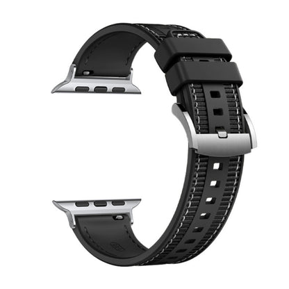 Techsuit W051 rem för Apple Watch 42mm / 41mm / 40mm / 38mm Series, Svart