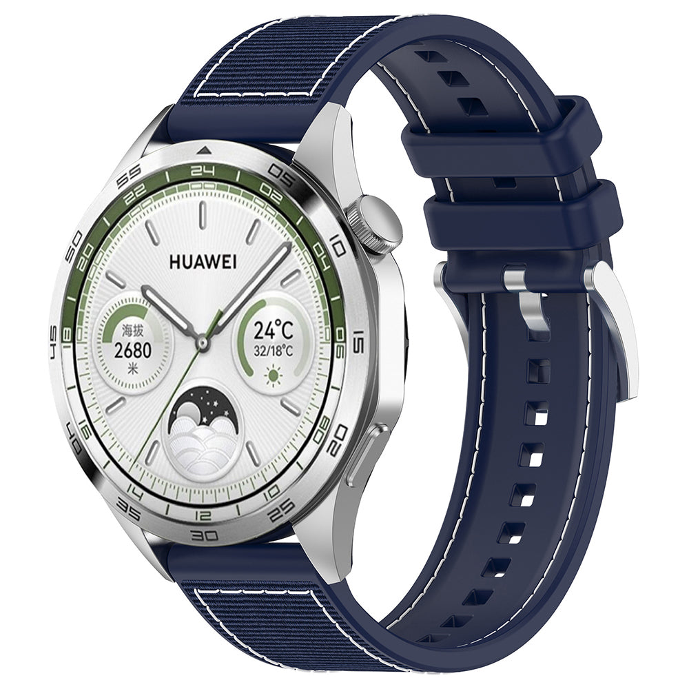 Techsuit W051 Strap for Huawei Watch / Xiaomi Watch Series, 22mm, Dark Blue