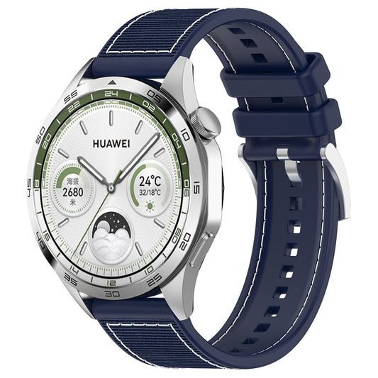 Techsuit W051 rem för Huawei Watch / Xiaomi Watch Series, 22mm, Mörkblå