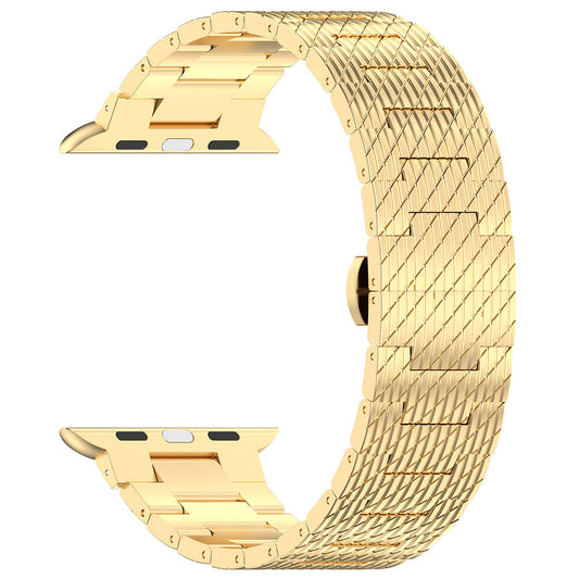 Techsuit W052 rem för Apple Watch 42mm / 41mm / 40mm / 38mm Series, Guld