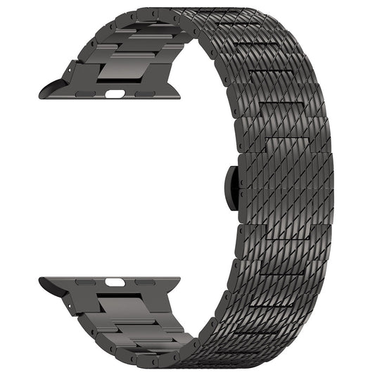 Techsuit W052 rem för Apple Watch 42mm / 41mm / 40mm / 38mm Series, Svart