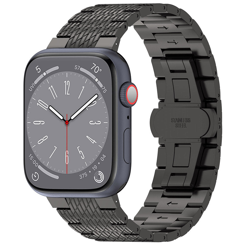 Techsuit W052 rem för Apple Watch 42mm / 41mm / 40mm / 38mm Series, Svart
