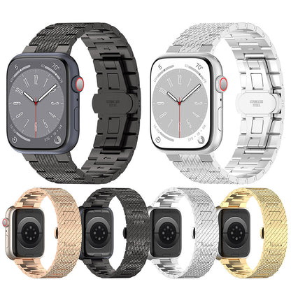 Techsuit W052 rem för Apple Watch 42mm / 41mm / 40mm / 38mm Series, Svart