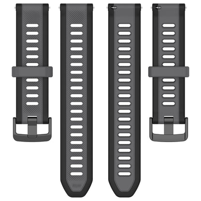 Techsuit W053 rem för Huawei Watch / Garmin Watch Series, 18mm, Mörkblå