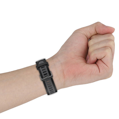 Techsuit W053 rem för Huawei Watch / Garmin Watch Series, 18mm, Mörkblå