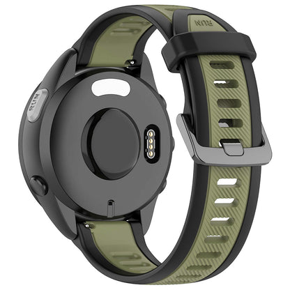 Techsuit W053 rem för Huawei Watch / Garmin Watch Series, 18mm, Kaki