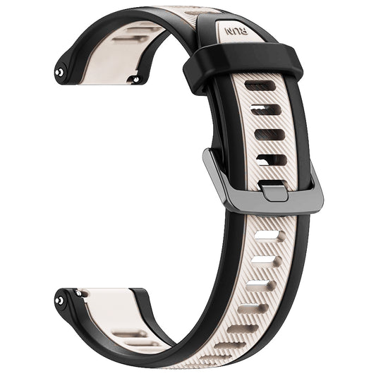 Techsuit W053 rem för Samsung Galaxy Watch / Huawei Watch Series, 20mm, Beige