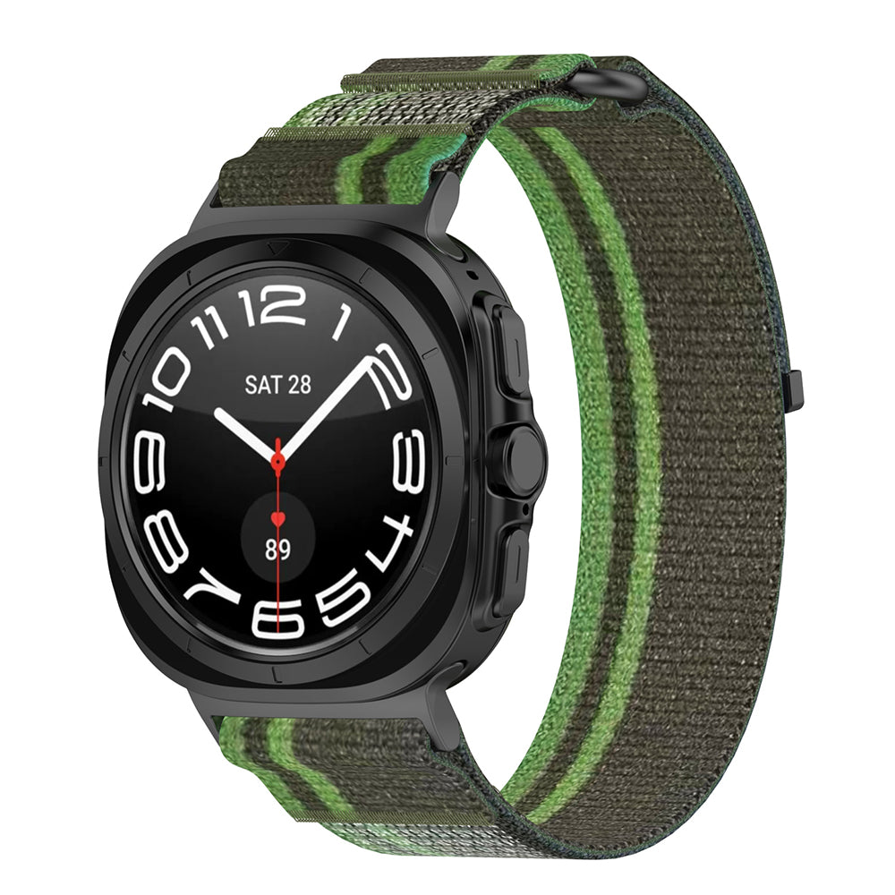 Techsuit W054 rem för Samsung Galaxy Watch Ultra, Mörkgrå Grön