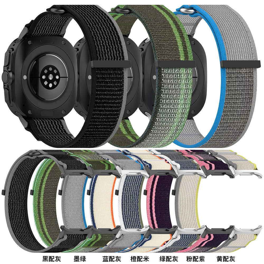 Techsuit W054 rem för Samsung Galaxy Watch Ultra, Mörkgrå Grön