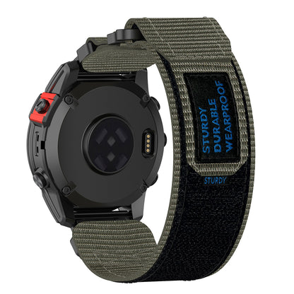 Techsuit W057 rem för Garmin Instinct / Approach / Fenix Watch Series, 20mm, Grå