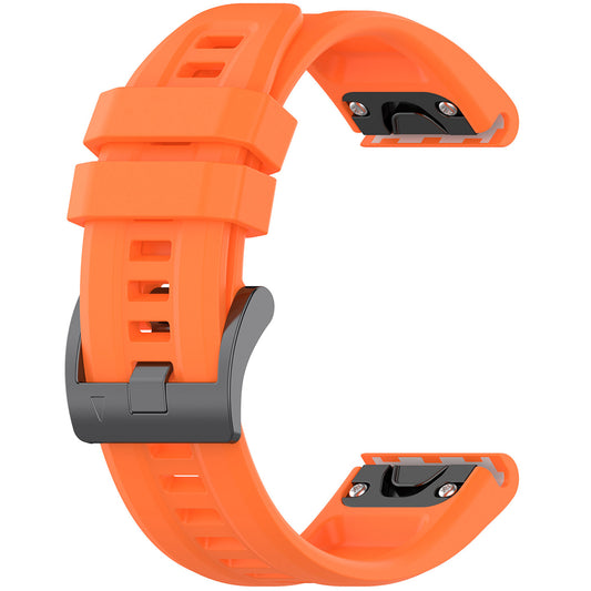 Techsuit W060 rem för Garmin Watch Fenix Series, 26mm, Orange