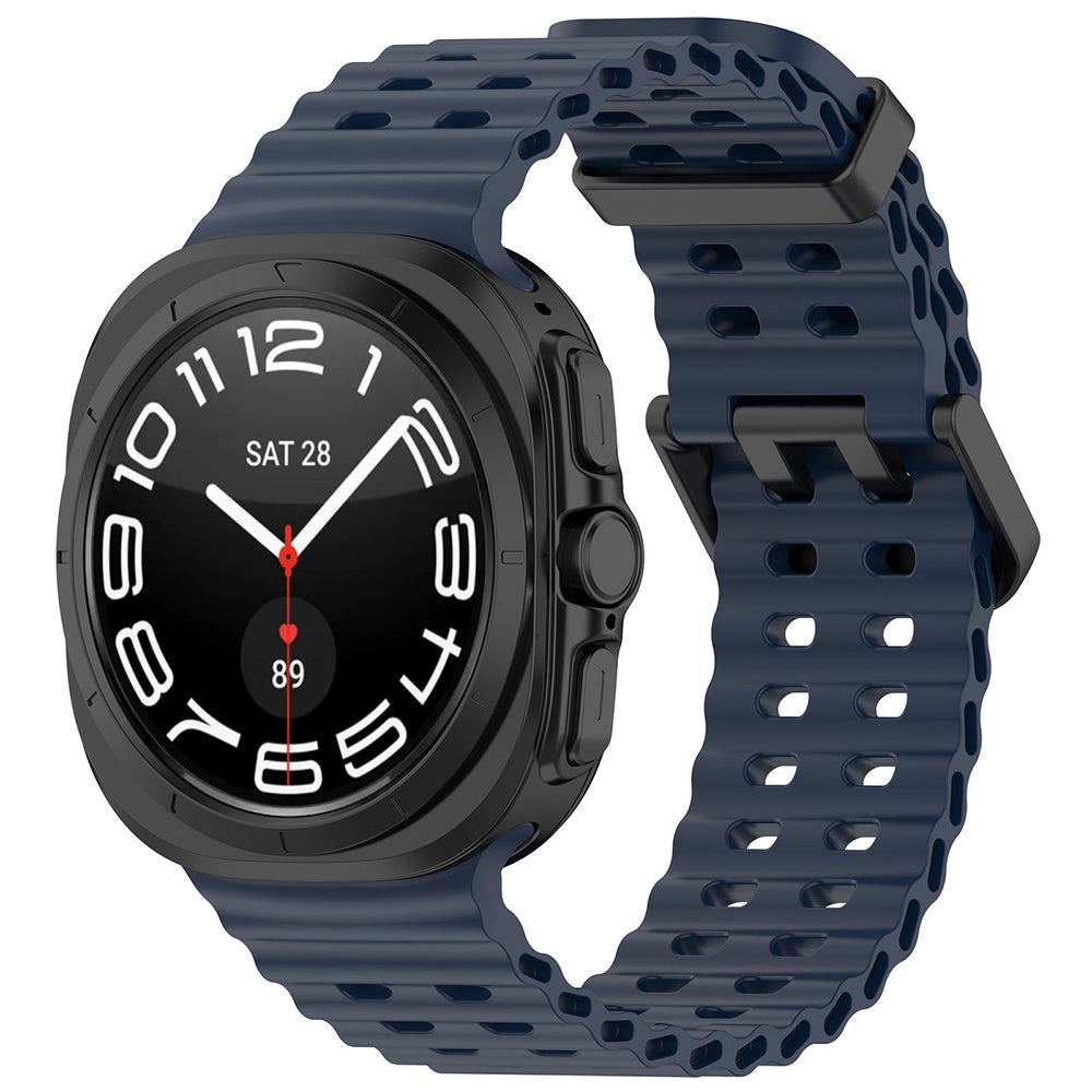 Techsuit W062 klockarmband för Samsung Galaxy Watch Ultra, Marinblå