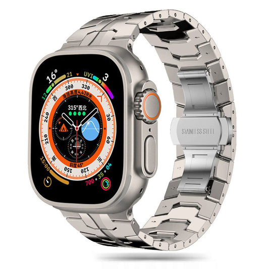 Techsuit W063 rem för Apple Watch 49mm / 46mm / 45mm / 44mm / 42mm Series, Grå