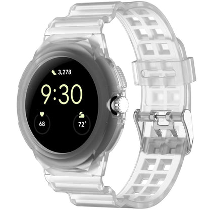 Techsuit W065 rem för Google Pixel Watch 3 41mm / Watch 2 / Watch, Transparent