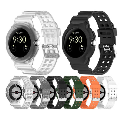 Techsuit W065 rem för Google Pixel Watch 3 41mm / Watch 2 / Watch, Grön