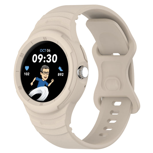 Techsuit W066 rem för Google Pixel Watch 3 41mm / Watch 2 / Watch, Beige