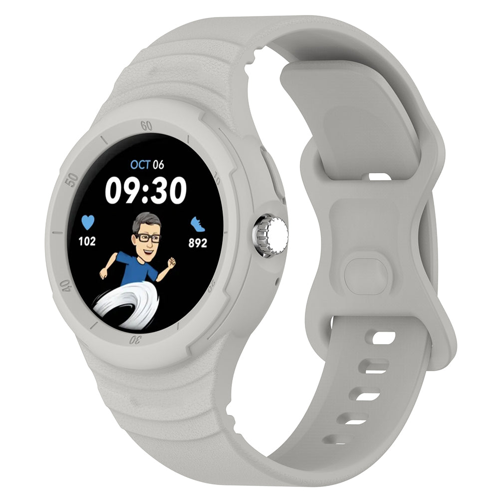 Techsuit W066 rem för Google Pixel Watch 3 41mm / Watch 2 / Watch, Grå