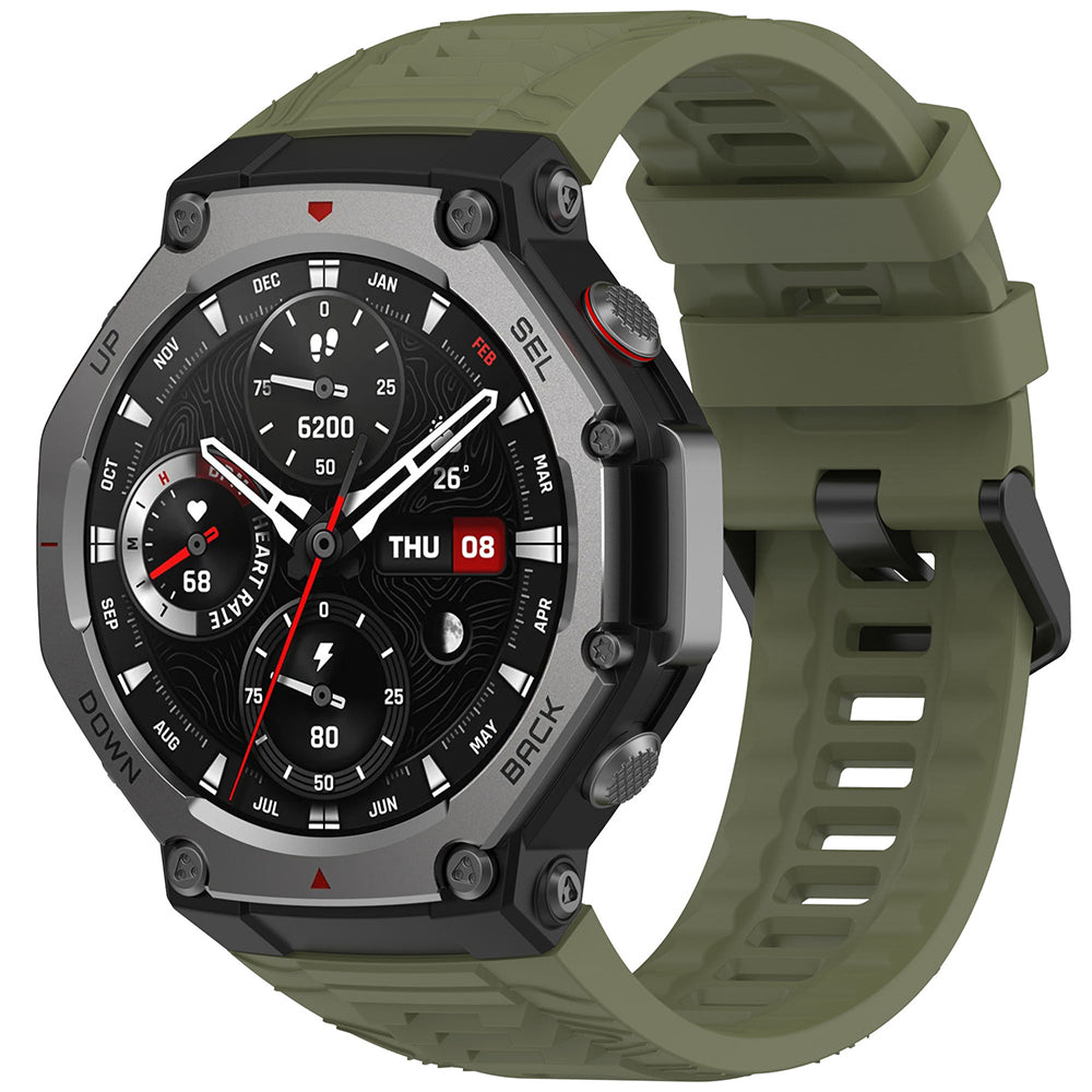 Techsuit W067 rem för Amazfit T-Rex 3, Grön