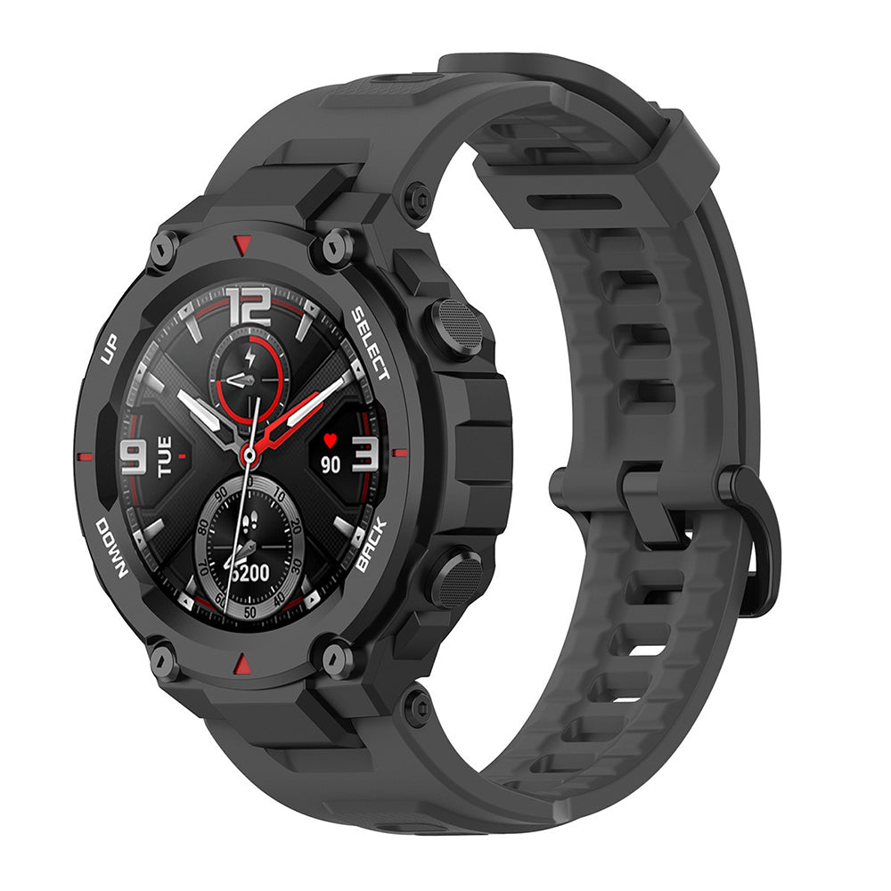 Techsuit W067 rem för Amazfit T-Rex Pro / T-Rex, Grå
