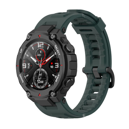 Techsuit W067 rem för Amazfit T-Rex Pro / T-Rex, Mörkgrön