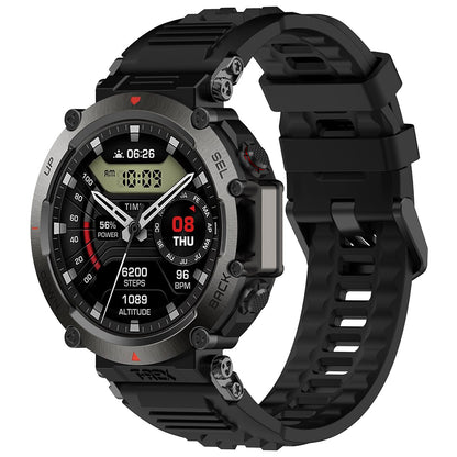 Techsuit W067 rem för Amazfit T-Rex Ultra, Svart